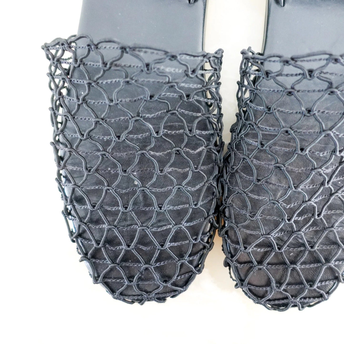 The Row Crochet Slingback Flats