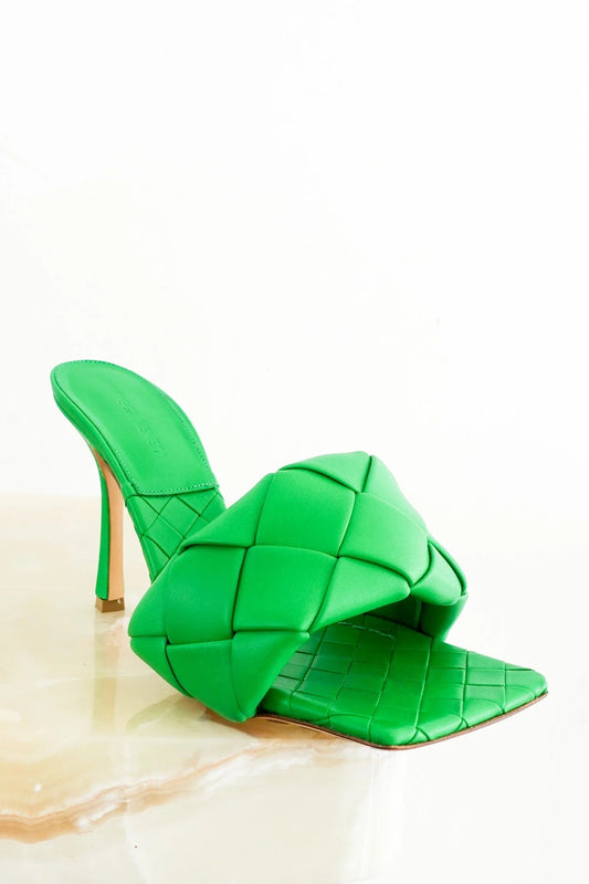 Lido Green Heels