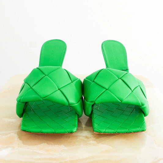 Lido Green Heels