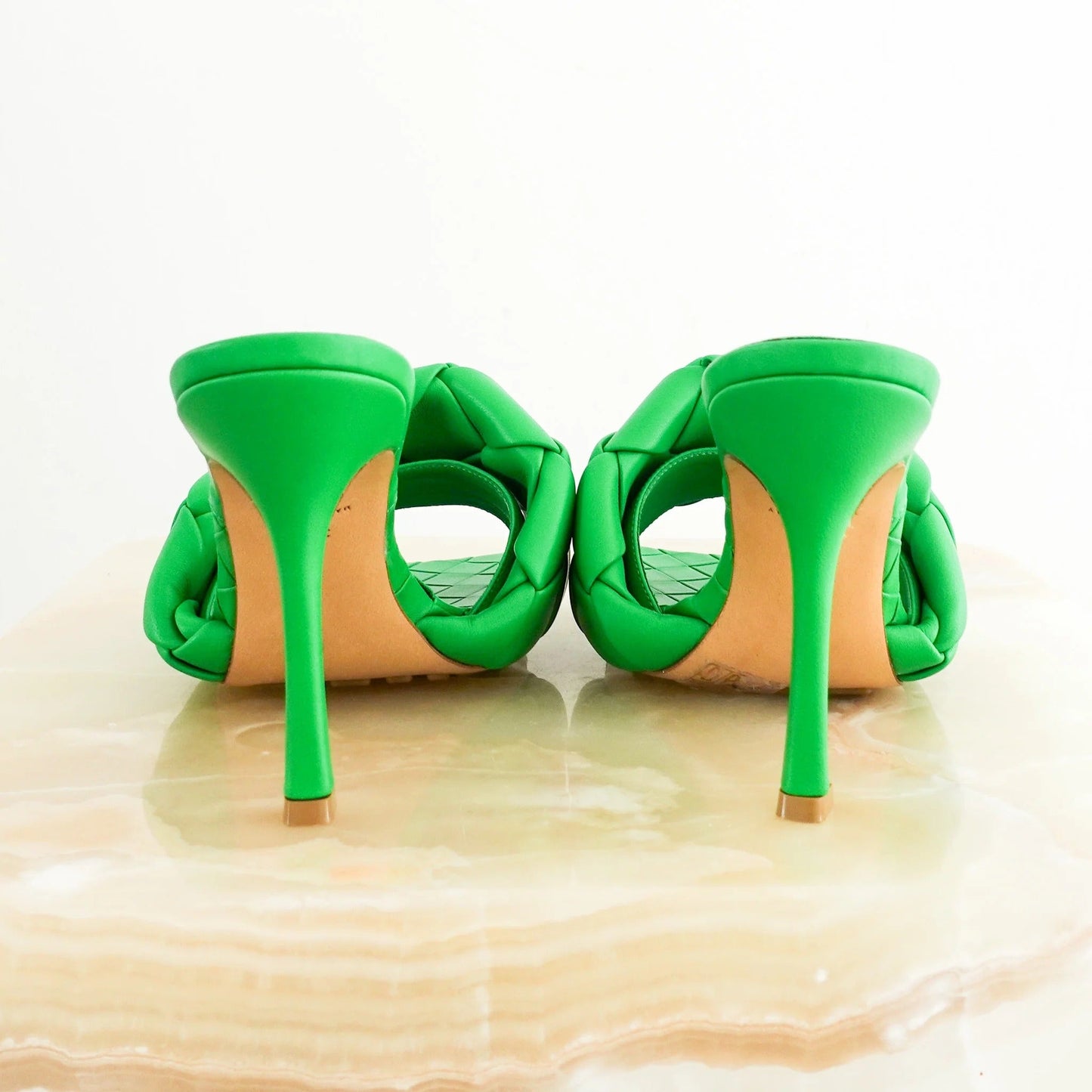 Lido Green Heels