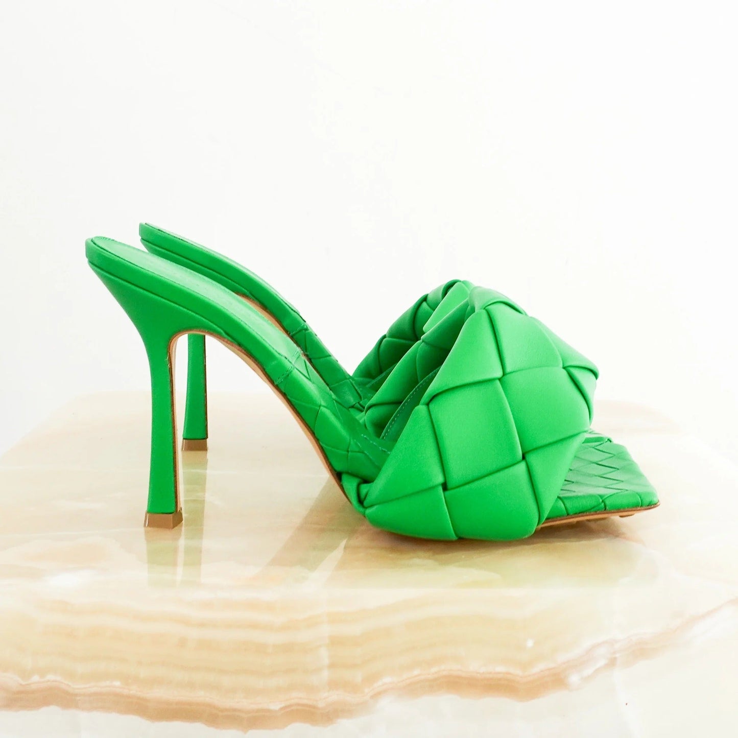 Lido Green Heels